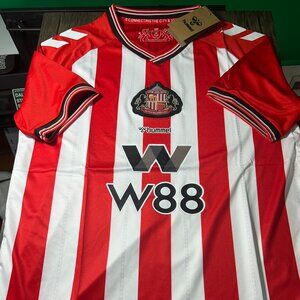 ENGLAND Premier League SUNDERLAND AFC Men's JERSEY Sz M,L,XL,2XL by Hummel